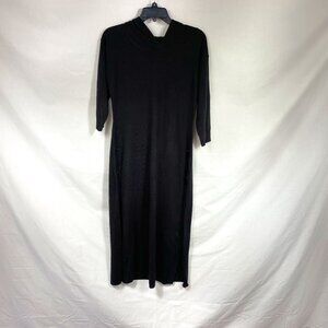 Soho New York & Company Street Women's Black Maxi Dress With Hood Size S